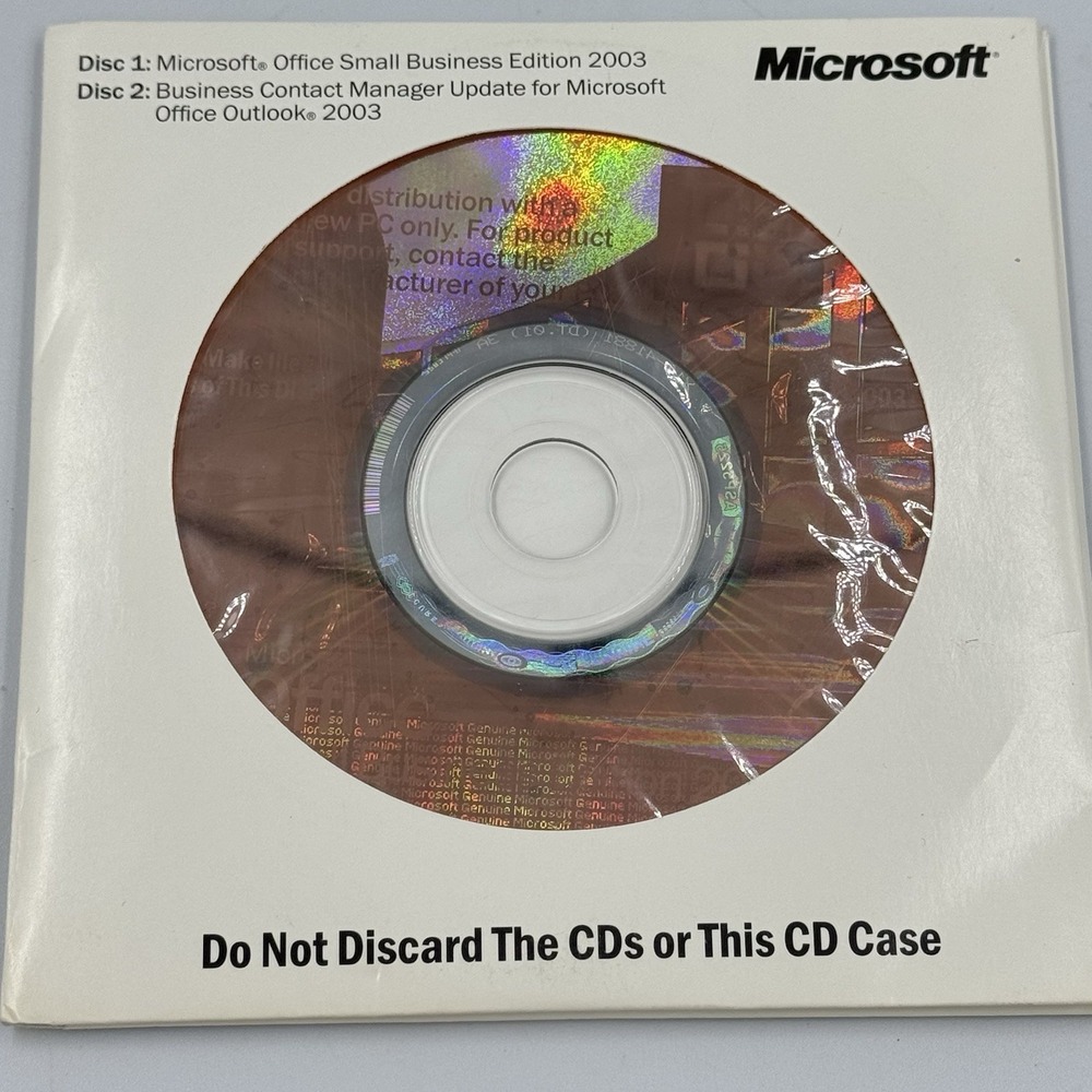 Microsoft Office 2003 Small Business‎ Edition Business Contact Manager